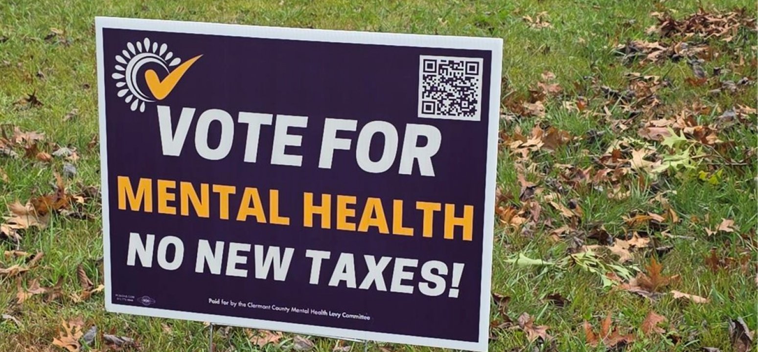 Mental Health Levy Sign